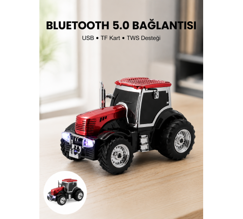 LED Işıklı Kablosuz Bluetooth Hoparlör Güçlü Ses Çıkışı