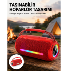 USB/SD/AUX Girişli Hoparlör – 10 W × 2 Çift Sürücü