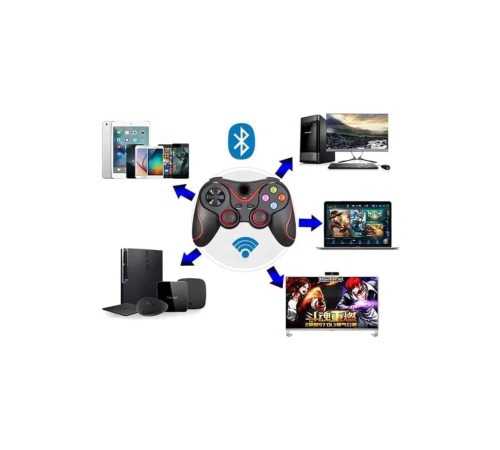 Joystik Gamepad Bluetooth Telefon Tutucu Oyun Kolu Telefon Android Uyumlu