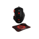 Mouse Mousepad Seti 3 DPI Ayarı ve LED Işıklı Ergonomik Yapı