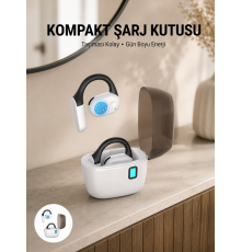 Bluetooth 5.0 Kulak İçi Kulaklık – Güçlü Bas, Uzun Pil Ömrü, Şarj Kutulu Tasarım Yeni Nesil