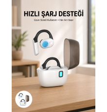 TWS Bluetooth Kulaklık – Otomatik Şarj, Taşınabilir Şarj Kutusu Yeni Nesil