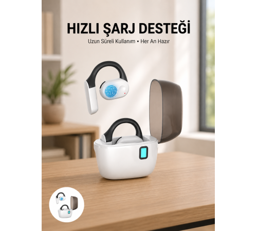 TWS Bluetooth Kulaklık – Otomatik Şarj, Taşınabilir Şarj Kutusu Yeni Nesil