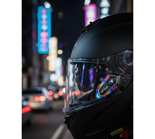 Kablosuz Bluetooth Motosiklet Kask İntercom IPX6 Su Geçirmez
