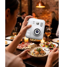 Mini Çocuk Fotoğraf Makinesi Baskı Özellikli Video Çekim 4 Kağıt Rulo Hediyeli