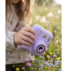 Mini Çocuk Kamerası Fotoğraf Video Çekim 4 Rulo Kağıt ve 5 Kalem Hediyeli