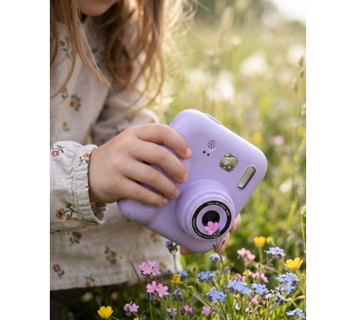 Mini Çocuk Kamerası Fotoğraf Video Çekim 4 Rulo Kağıt ve 5 Kalem Hediyeli