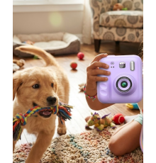 HD Ekranlı Çocuk Fotoğraf Makinesi Video Kayıt ve Baskı Kağıdı Kalem Hediyeli