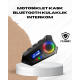 Bluetooth 5.4 İnterkom IP65 Toz ve Su Geçirmez LED Göstergeli