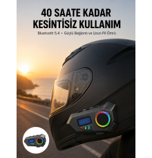 Bluetooth 5.4 Kablosuz Hoparlör IP65 Su Geçirmez ve 40 Saat Uzun Pil Ömürlü