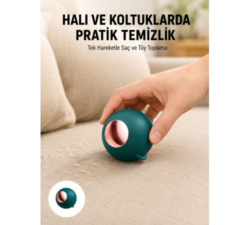 Kumaş Dostu Tiftik Çıkarıcı – Kıyafet ve Halı Temizlik Topu