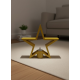 Sarı Yıldız Mumluk Modern Salon ve Raf Dekoru