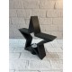 Yıldız Mumluk Siyah Modern Salon ve Raf Dekoru