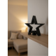 Yıldız Mumluk Siyah Modern Salon ve Raf Dekoru