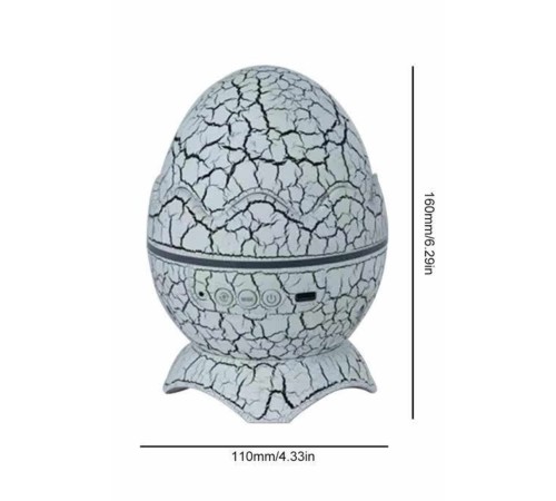 Yumurta Görünümlü Masa ve Gece Lambası Renk Değiştirebilen Projektör
