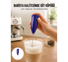 Portatif Kahve Köpürtücü – Latte, Cappuccino, Milkshake ve Puding Yapıcı