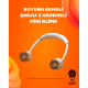 USB Şarjlı Katlanabilir Boyun Fanı | 3 Kademeli, Sessiz ve Taşınabilir Tasarım
