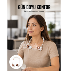Katlanabilir Asılabilir Fan | USB Şarjlı, 3 Vitesli Sessiz Mini Fan Yeni Nesil