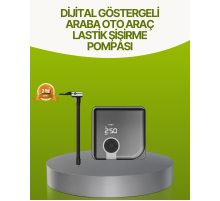 Dijital Ekranlı Taşınabilir Akıllı Araç Hava Kompresörü