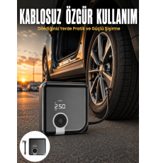 Type-C Şarj Girişli Taşınabilir Elektrikli Hava Pompası Yeni Nesil