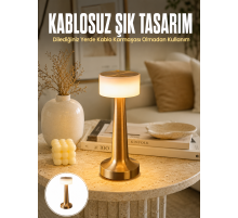 Dekoratif Masa Lambası Dokunmatik Renk Değiştirebilen Gece Lambası Yeni Nesil
