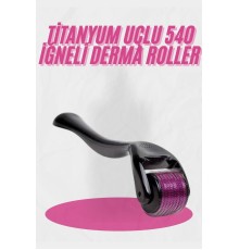 Dermaroller Titanyum 540 Iğneli 1 Mm Saç Kaş Sakal Serum Kullanıma Uygun