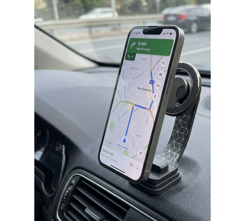 Katlanabilir Manyetik Araç Telefon Tutucu 360 Derece Döner Stand