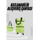 Katlanabilir Tekerlekli Çantalı Çarşı Pazar Arabası Alışveriş Çantası Piknik Çantası