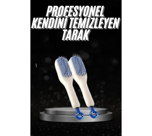 Kendi kendini Temizleyebilen Hijyenik Saç Fırçası Anti-Statik Teknolojisi