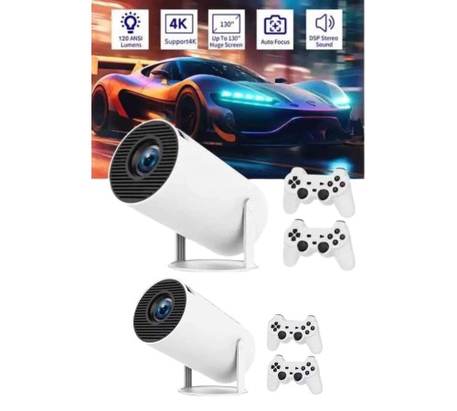 Full HD 8 GB Ayaklı Çift Kollu 4K Video Oyun Konsolu Taşınabilir