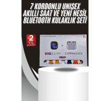 9 Ultra Akıllı Saat 49mm 2inç Ekran 7 Kordonlu ve Bluetooth Kulaklık