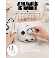 Düşük Gürültülü Tırnak Matkap Seti Salon ve Ev Kullanımı Yeni Nesil