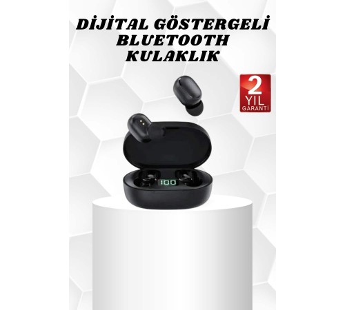 Kablosuz Kulak İçi Bluetooth Kulaklık Stereo Dokunmatik Kontrollü Kulaklık