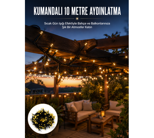 Gün Işığı 10 Metre Led Işık Şerit Led Süsleme Parti Malzemesi Yeni Nesil