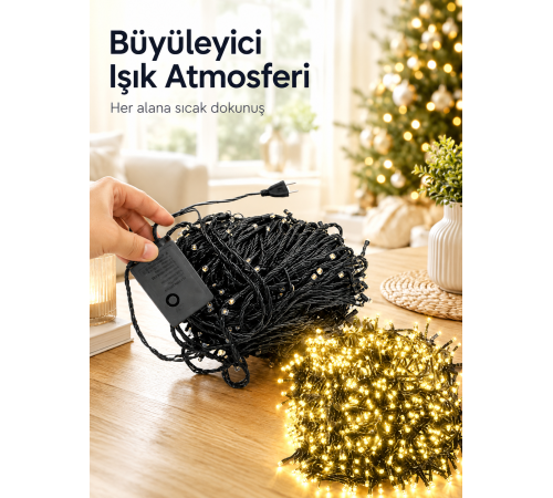 10 Metre Şerit Led Gün Işığı Led Işık Süsleme Parti Malzemesi Konsept