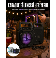 Kablosuz 6.5 İnç TWS Bluetooth Hoparlör Yeni Nesil