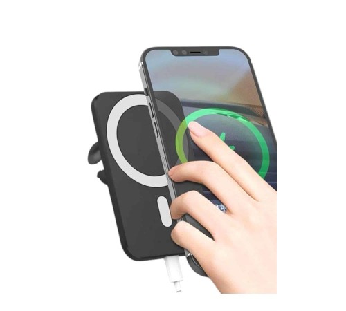 Kablosuz Şarj Aleti Magsafe Araç Içi Manyetik Şarj 15W İOS Uyumlu