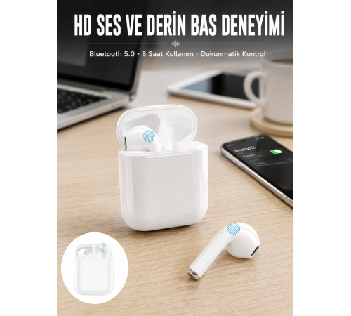 2.Nesil TWS Bluetooth Kulaklık Yüksek Ses Kaliteli Yeni Nesil
