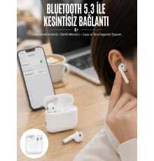 2.Nesil Yeni Model TWS Bluetooth Kulaklık Dokunmatik Kontrol Yüksek Ses Kaliteli Yeni Nesil
