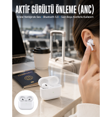 Bluetooth Kulaklık 3.Nesil Kablosuz Uzun Pil Ömrü Dokunmatik Kontrol Yeni Nesil
