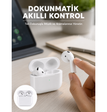 Kaliteli Ucuz İOS ve Android Uyumlu TWS Bluetooth Kulaklık ANC Özelliği Yeni Nesil