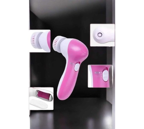 Taşınabilir Yüz Temizleme Cihazı Masaj, Peeling, Temizlik 5 Başlıklı