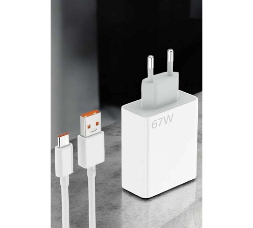 67W Şarj Aleti Turbo Hızlı Type-C Şarj