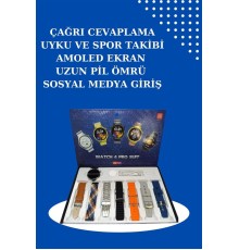 2025 Model Akıllı Saat ve 2.Nesil TWS Bluetooth Kulaklık Yüksek Ses Kaliteli