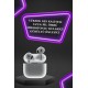 3.Nesil TWS Bluetooth Kulaklık Bluetooth Bağlantılı Akıllı Saat Amoled Ekran Plastik Hasır Kordon