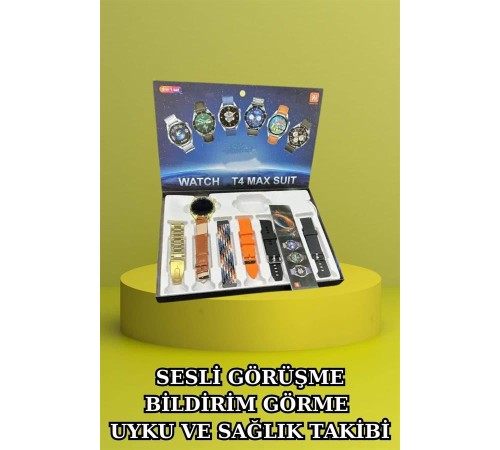 3.Nesil TWS Bluetooth Kulaklık Bluetooth Bağlantılı Akıllı Saat Amoled Ekran Plastik Hasır Kordon