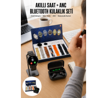 Yeni Model Akıllı Saat ve Ucuz Kaliteli Bluetooth Kulaklık Amoled Ekran Aynalı
