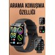 Akıllı Saat Tema Değiştirme Bluetooth Bağlantılı Arama Cevaplayan