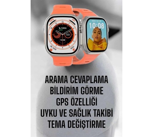 Akıllı Saat GPS, Sağlık Ve Uyku Takibi Arama Cevaplayan Bluetooth Bağlantılı