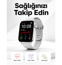 Yeni Nesil Akıllı Saat Adımsayar, GPS, Nabız Ölçer, Uyku ve Sağlık Takibi (Kopya)